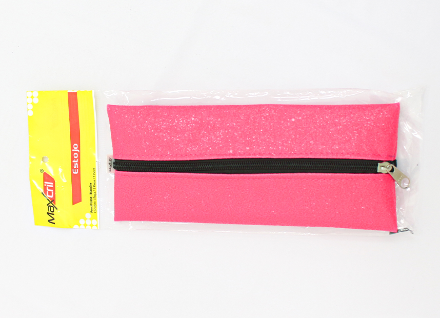 ESTUCHE GLAM PINK CON ELáSTICO