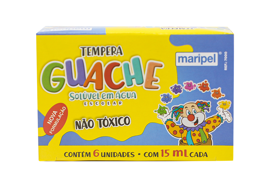 GUACHE 06 CORES - MARIPEL