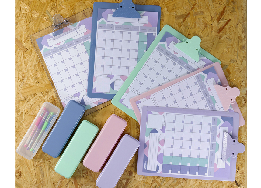 PRANCHETA PLANNER VERDE PASTEL